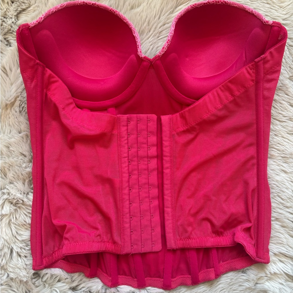 NWOT Cosmopolitan Pink Bustier - Picture 3 of 5